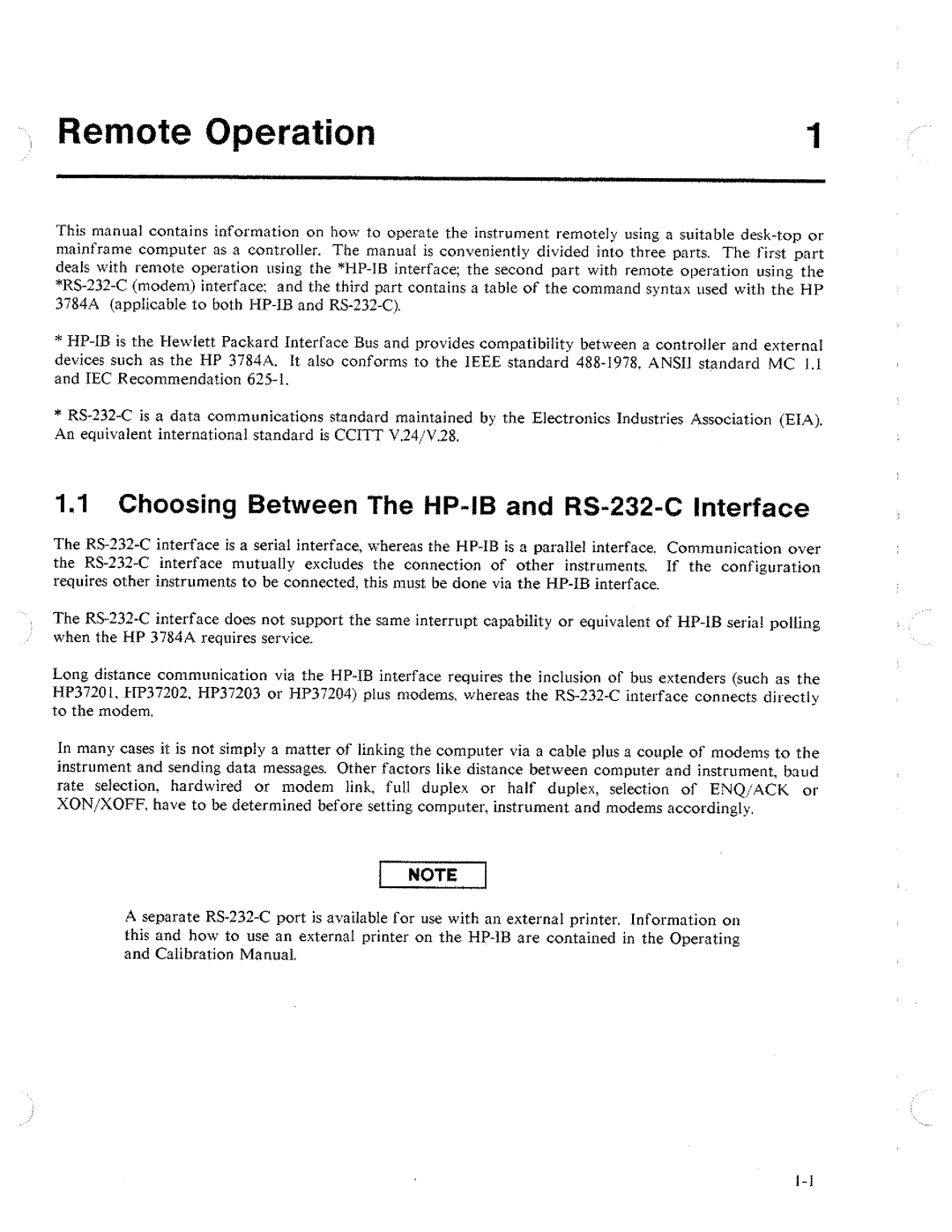 HP Two-Way Radio 3784A manual 