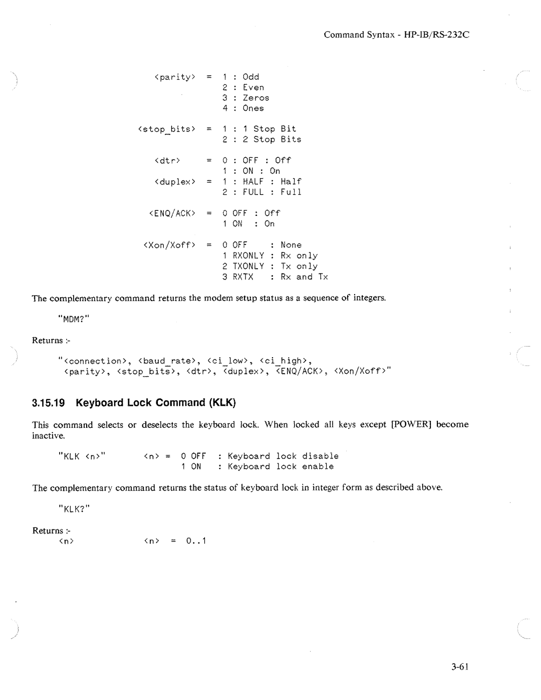 HP Two-Way Radio 3784A manual 