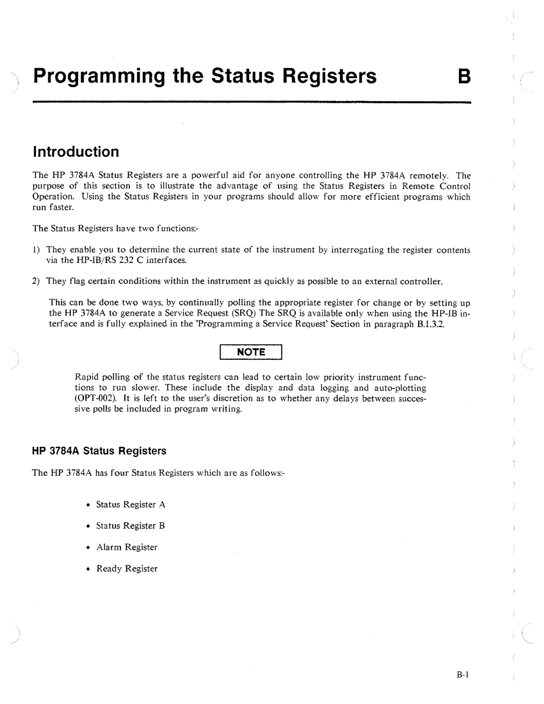 HP Two-Way Radio 3784A manual 