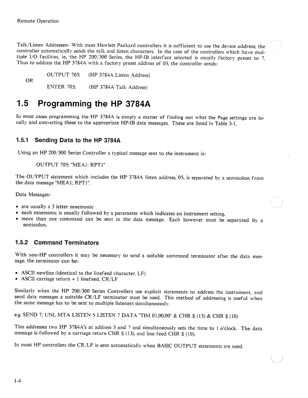 HP Two-Way Radio 3784A manual 