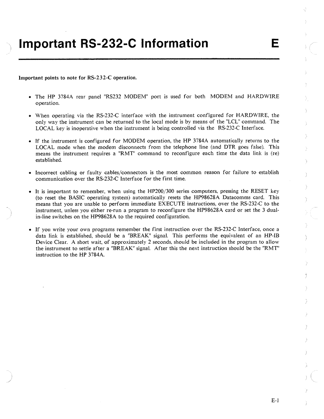 HP Two-Way Radio 3784A manual 