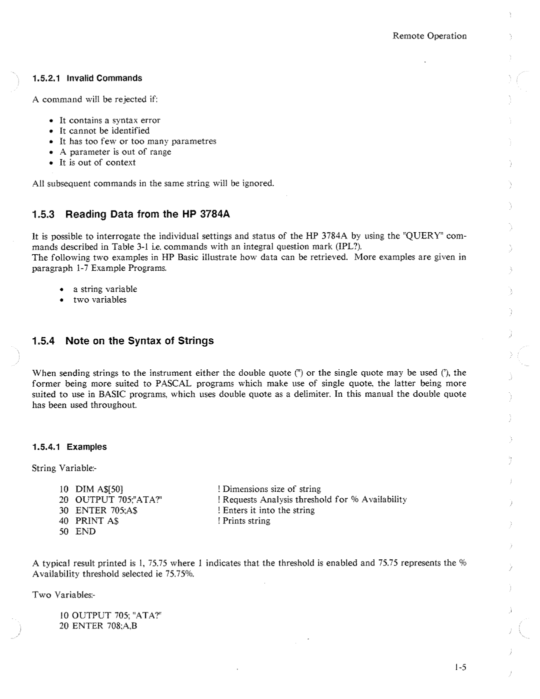 HP Two-Way Radio 3784A manual 