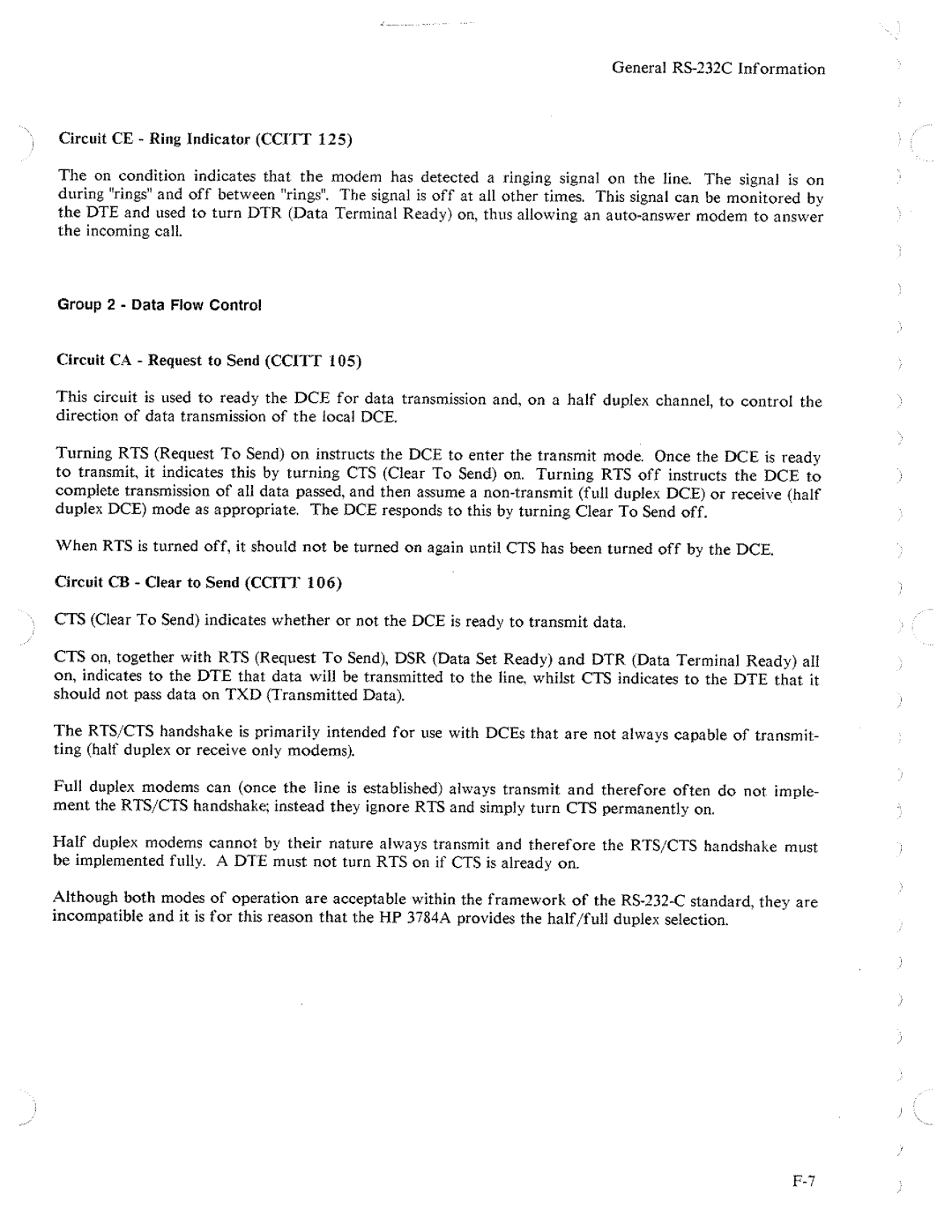 HP Two-Way Radio 3784A manual 