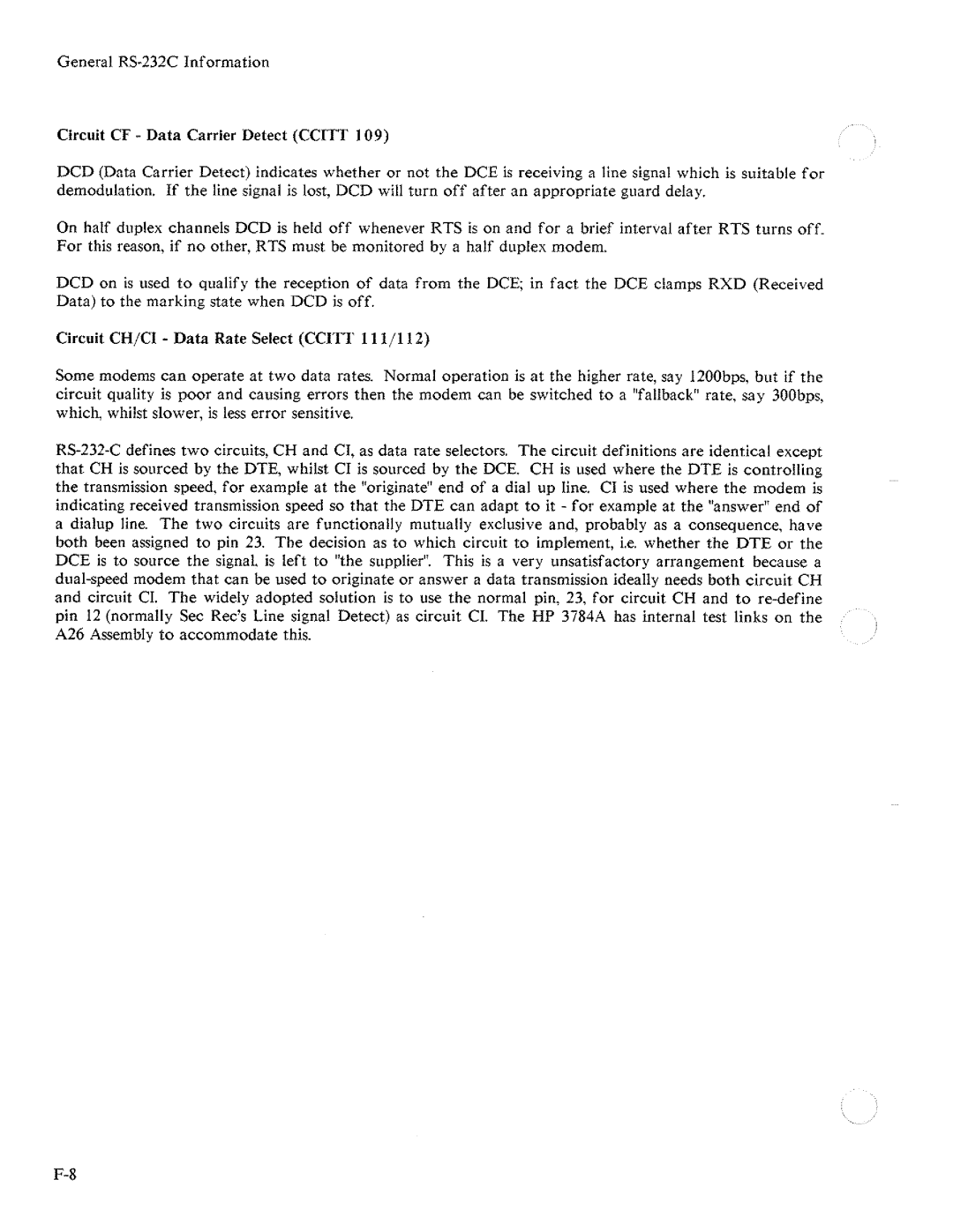 HP Two-Way Radio 3784A manual 