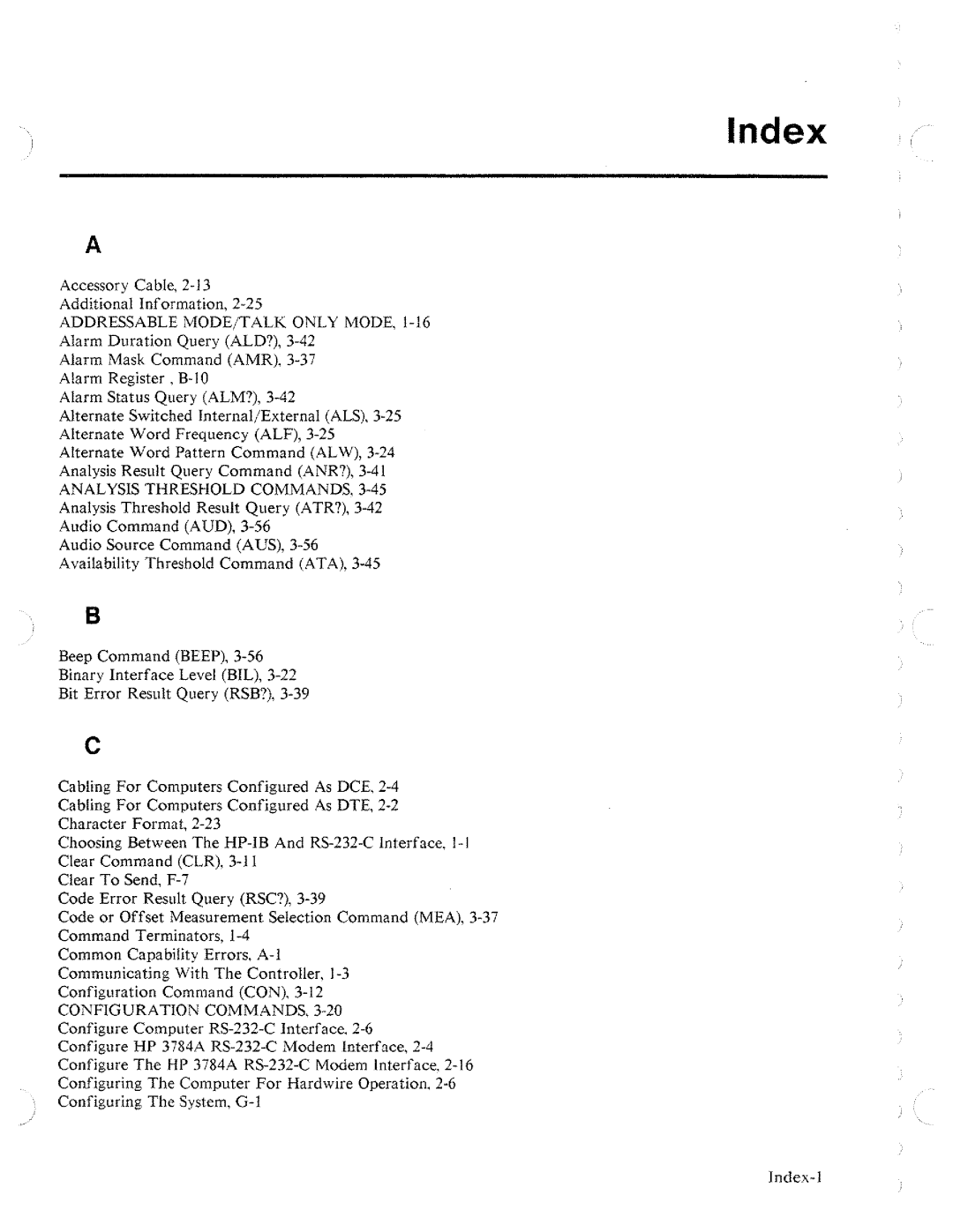 HP Two-Way Radio 3784A manual 