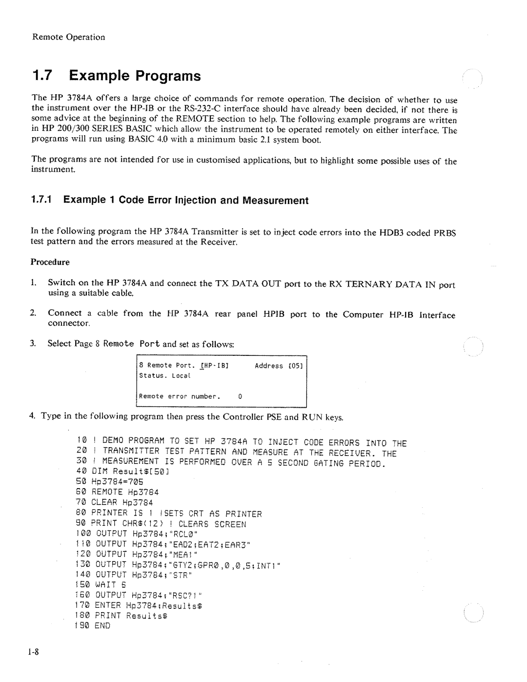 HP Two-Way Radio 3784A manual 