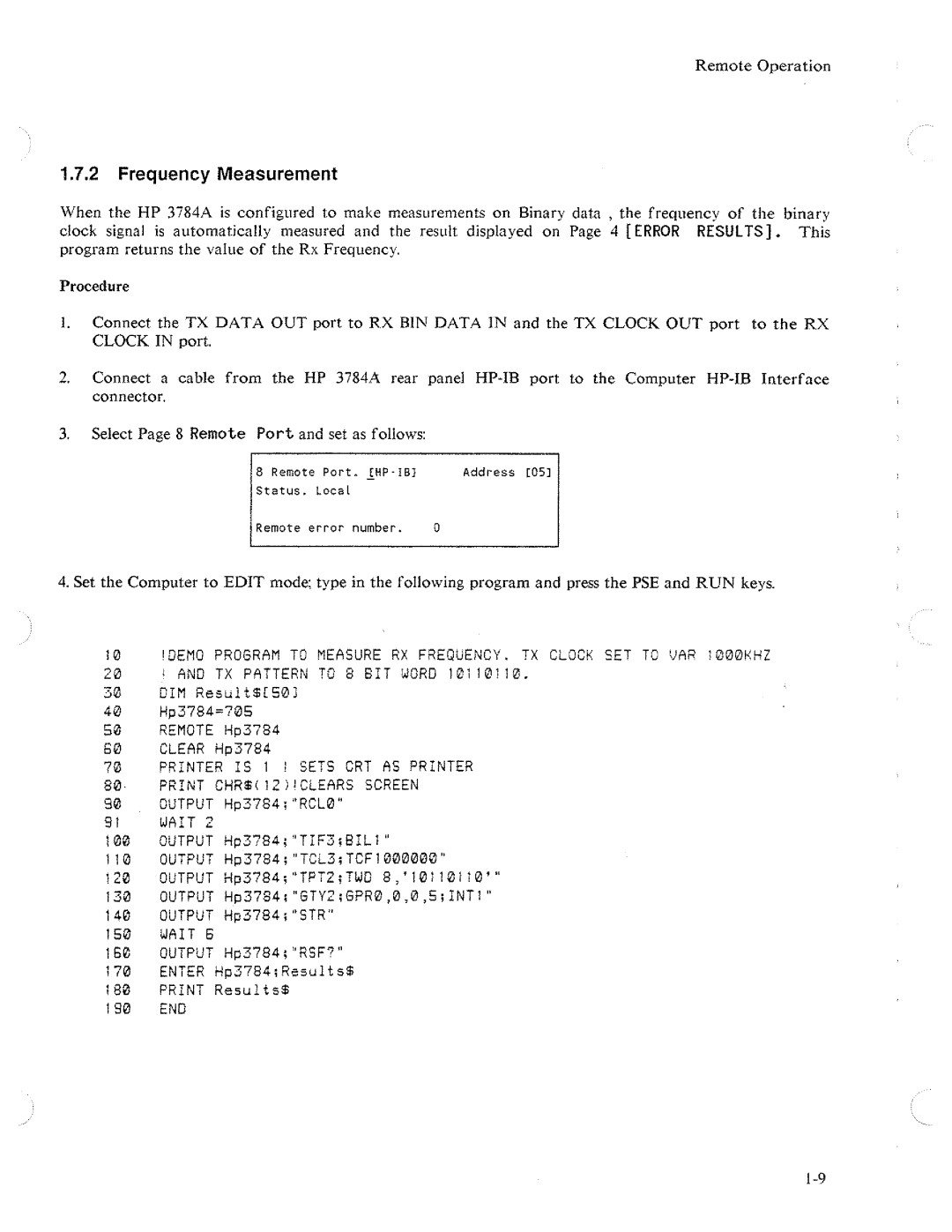HP Two-Way Radio 3784A manual 