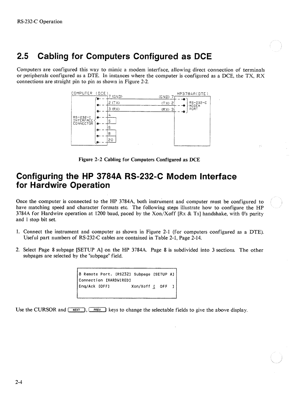 HP Two-Way Radio 3784A manual 