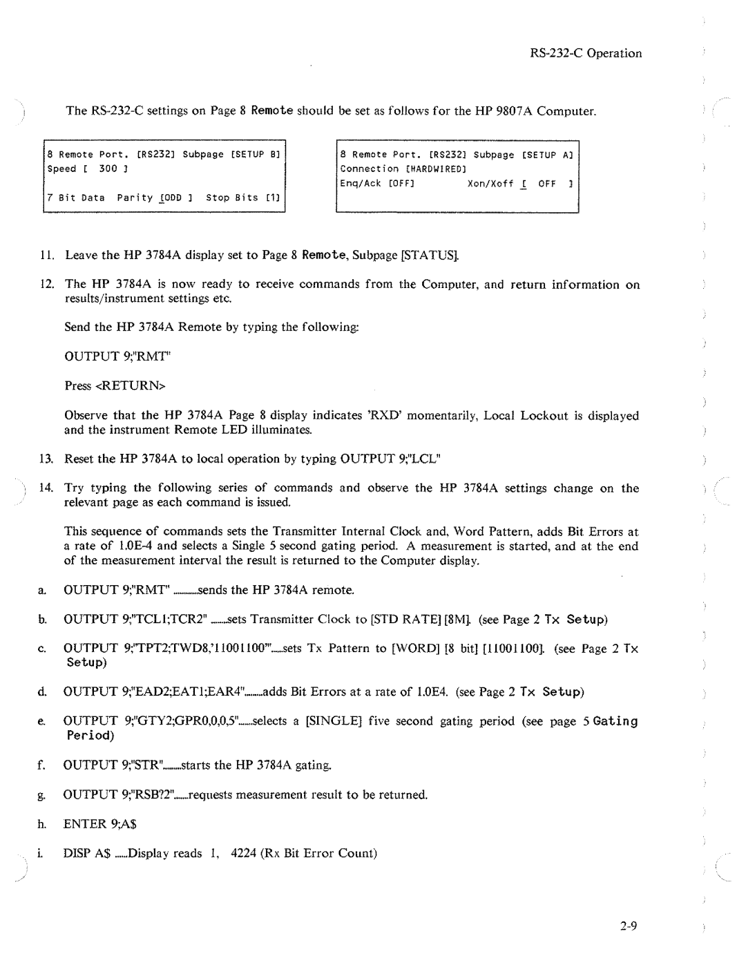 HP Two-Way Radio 3784A manual 