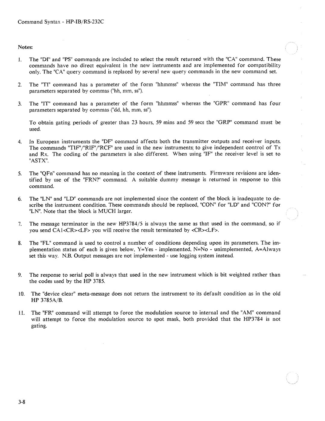 HP Two-Way Radio 3784A manual 