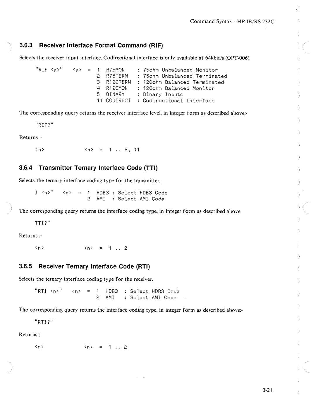 HP Two-Way Radio 3784A manual 