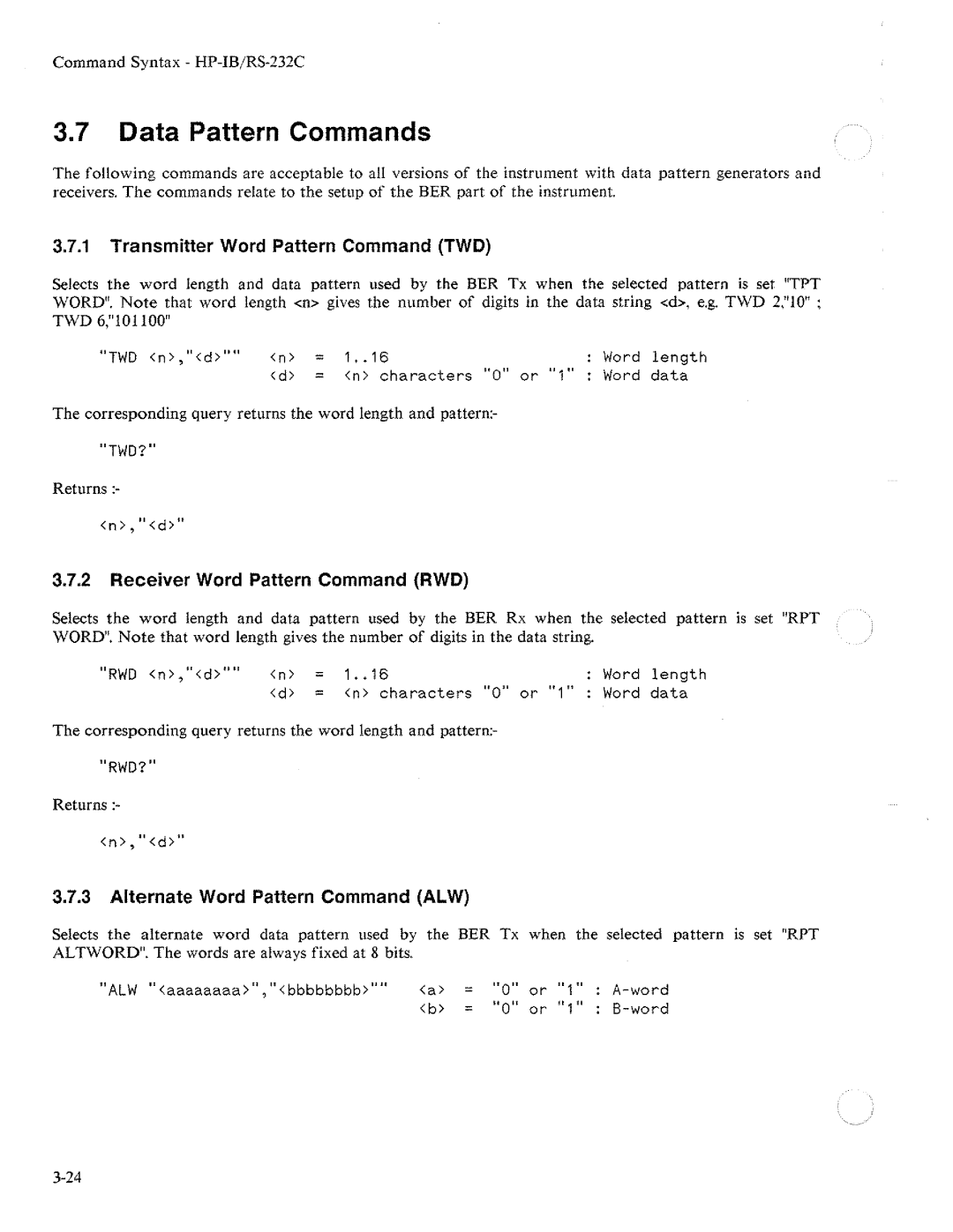HP Two-Way Radio 3784A manual 