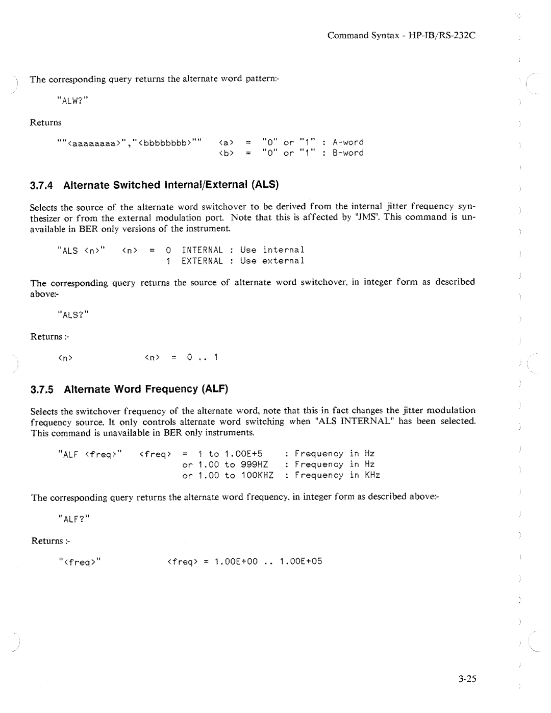 HP Two-Way Radio 3784A manual 