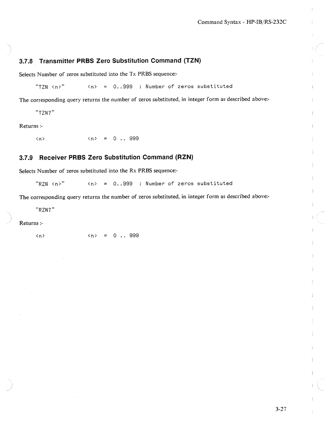 HP Two-Way Radio 3784A manual 
