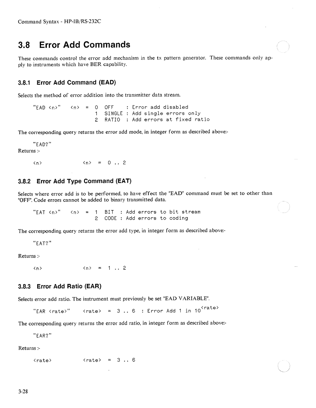HP Two-Way Radio 3784A manual 