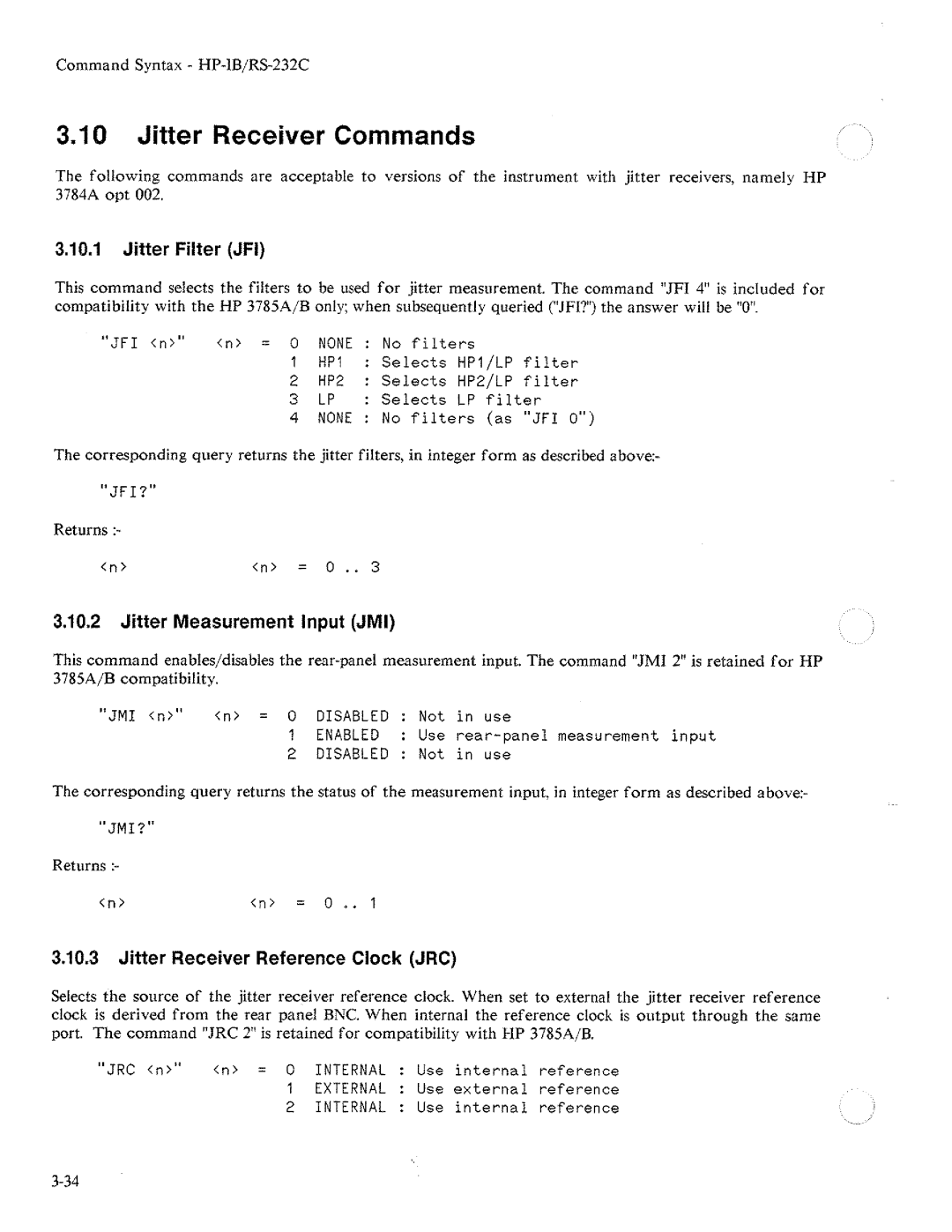 HP Two-Way Radio 3784A manual 