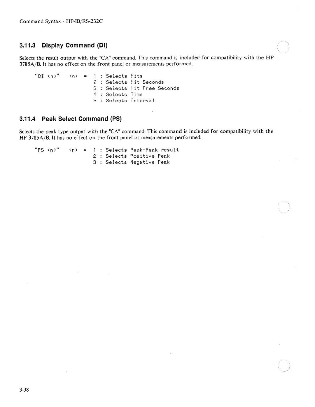 HP Two-Way Radio 3784A manual 
