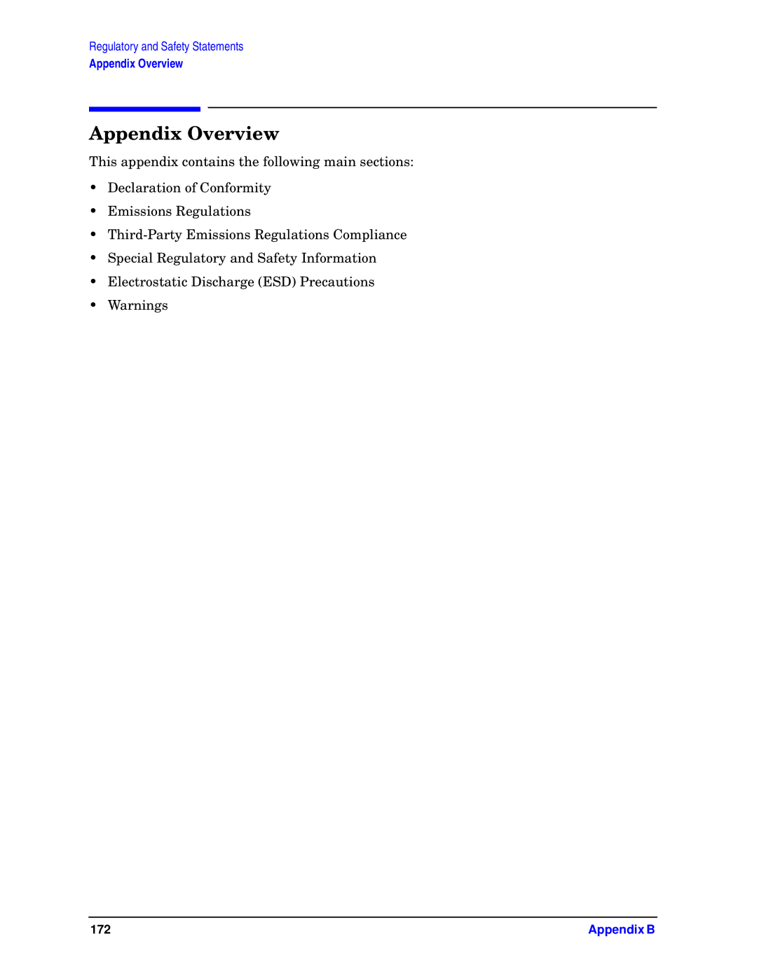 HP unix manual Appendix Overview 