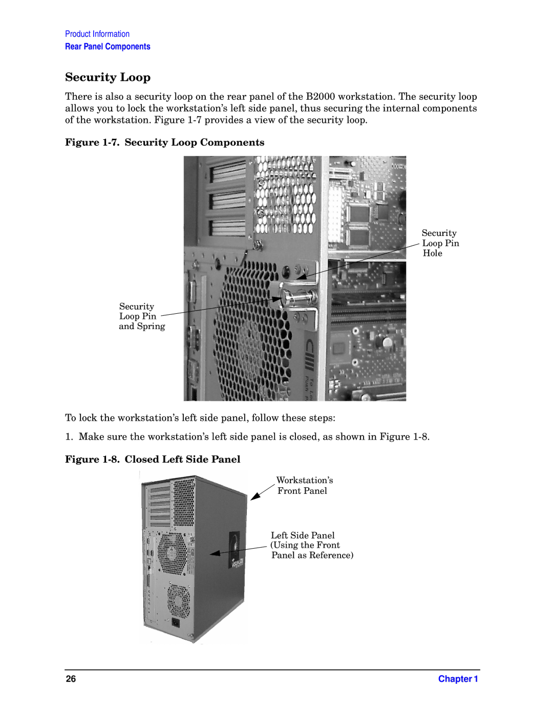 HP unix manual Security Loop Components 