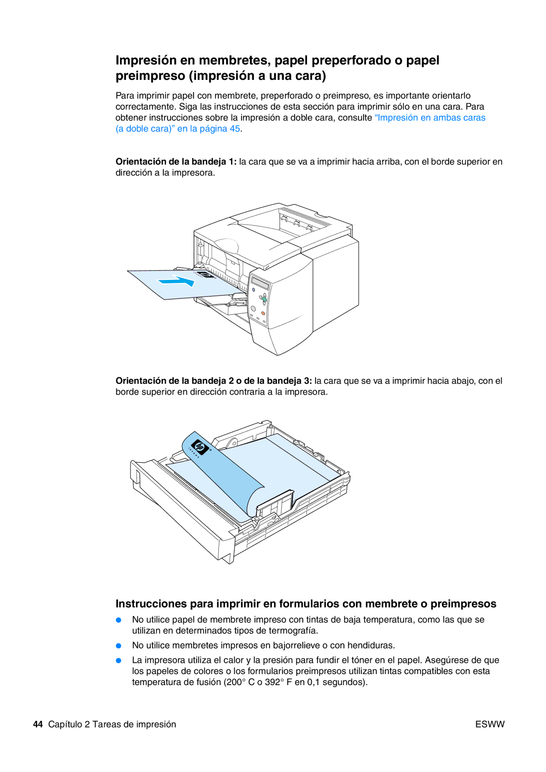 HP USO 2300 manual Esww 