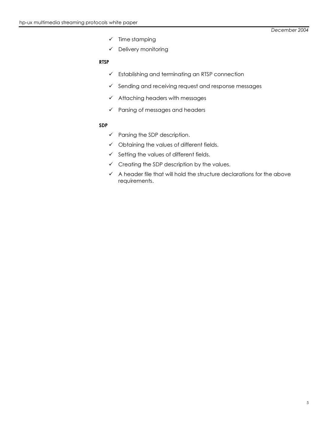 HP UX 11i Networking Links and Transports manual Time stamping Delivery monitoring 