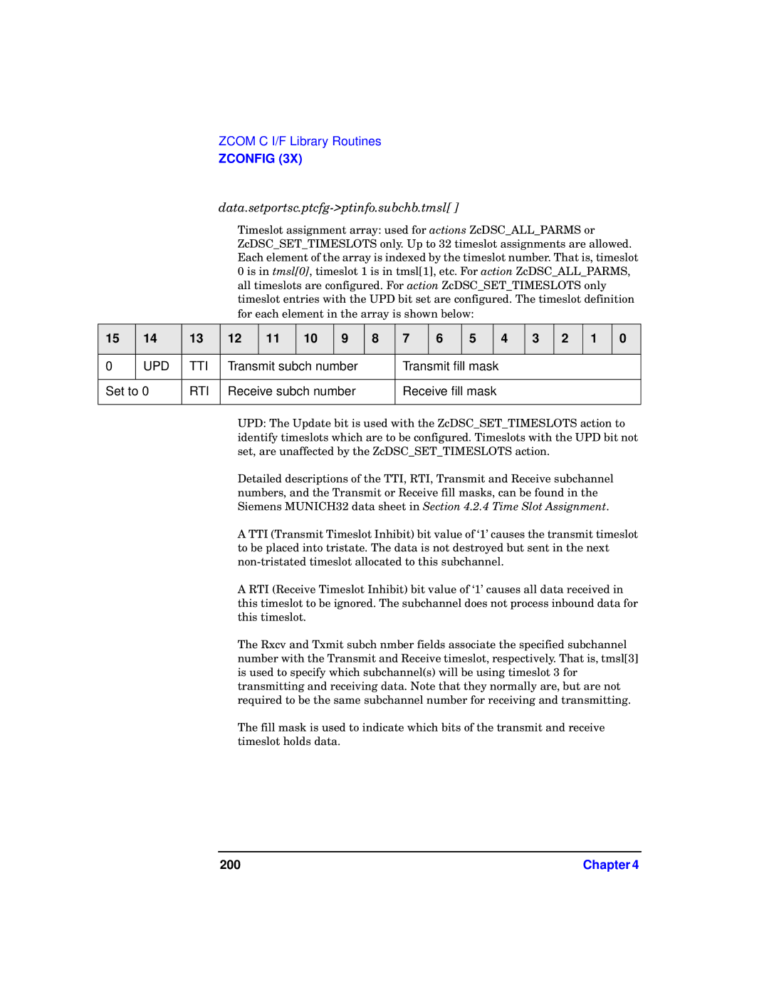 HP UX 11i v1 I/O Cards manual Data.setportsc.ptcfg-ptinfo.subchb.tmsl, Rti 