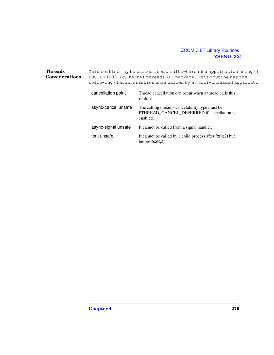 HP UX 11i v1 I/O Cards manual Zsend 