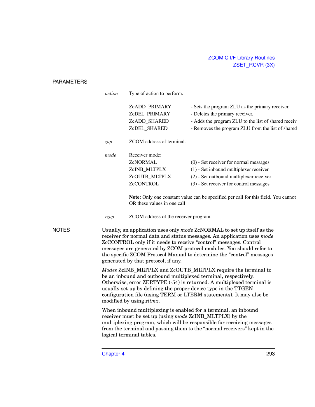 HP UX 11i v1 I/O Cards manual Zsetrcvr 