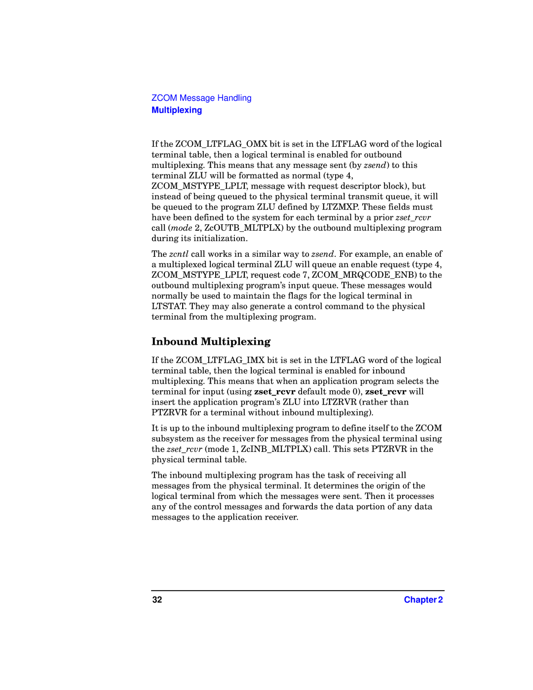 HP UX 11i v1 I/O Cards manual Inbound Multiplexing 