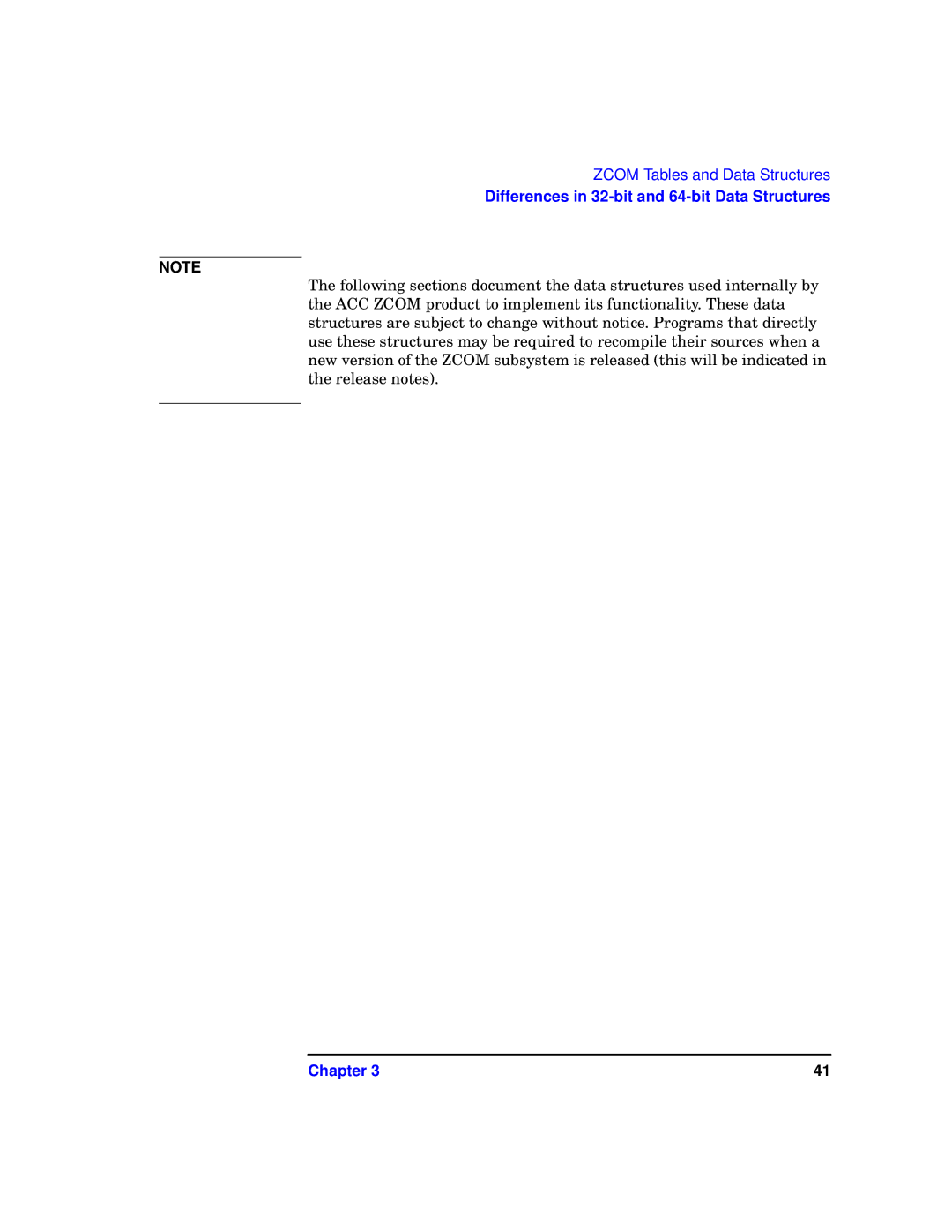 HP UX 11i v1 I/O Cards manual Differences in 32-bit and 64-bit Data Structures 