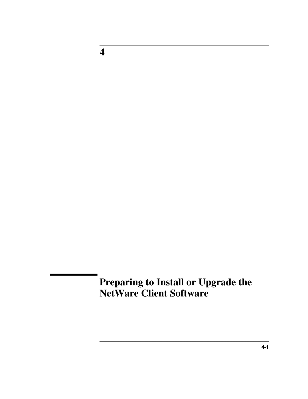 HP UX 11i v1 Networking Software manual Preparing to Install or Upgrade the NetWare Client Software 