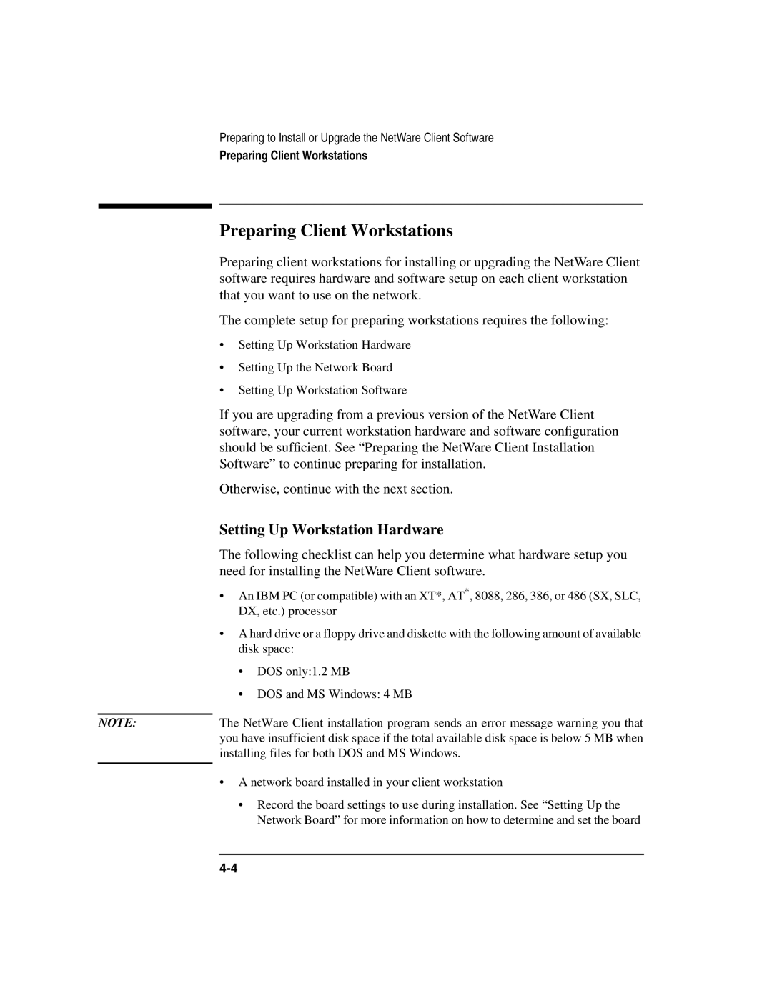 HP UX 11i v1 Networking Software manual Preparing Client Workstations, Setting Up Workstation Hardware 