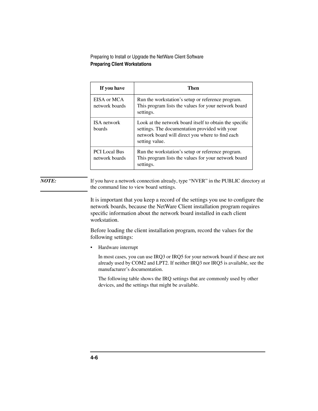 HP UX 11i v1 Networking Software manual Following settings, If you have Then 