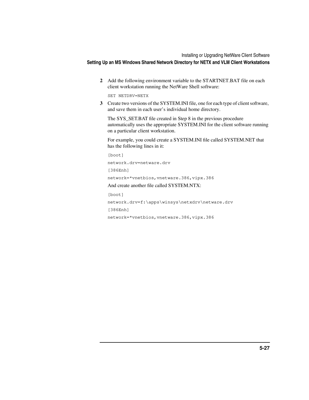 HP UX 11i v1 Networking Software manual Create another ﬁle called SYSTEM.NTX 