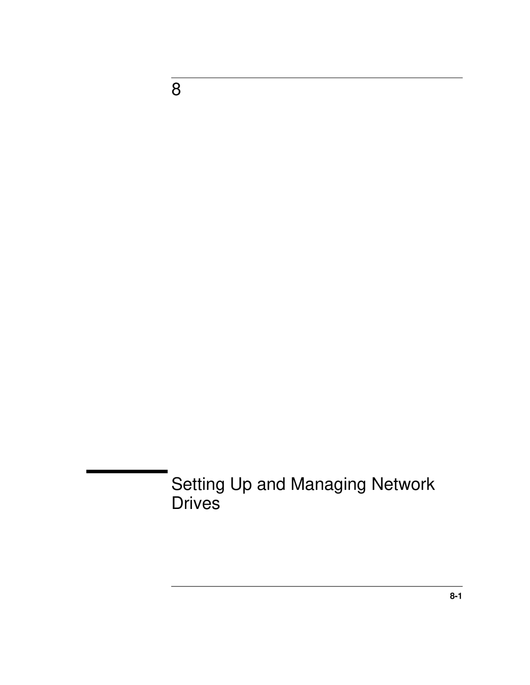 HP UX 11i v1 Networking Software manual Setting Up and Managing Network Drives 