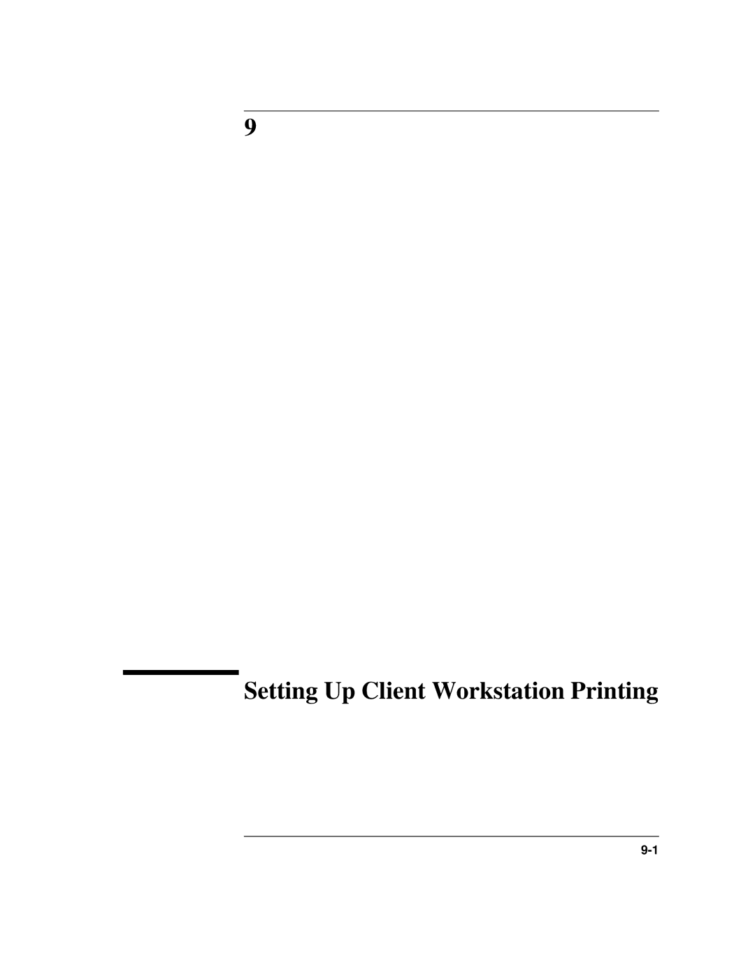 HP UX 11i v1 Networking Software manual Setting Up Client Workstation Printing 