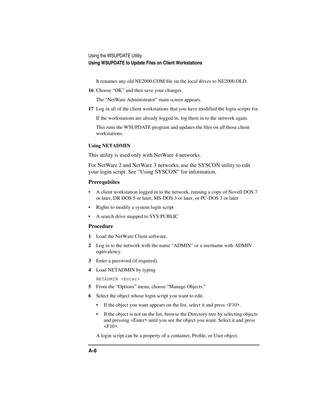 HP UX 11i v1 Networking Software manual Using Netadmin 