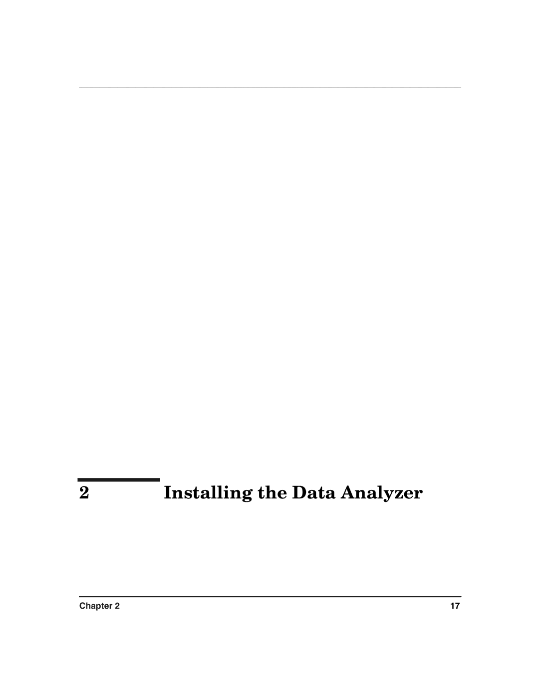 HP UX 11i v2 I/O Cards manual Installing the Data Analyzer 