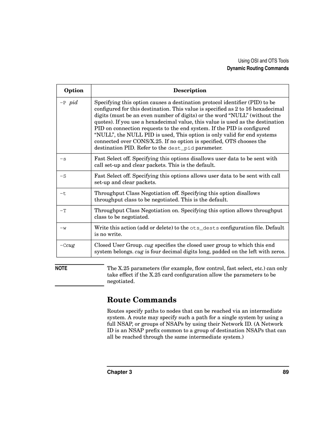 HP UX 11i v2 Networking Software manual Route Commands, Dynamic Routing Commands 