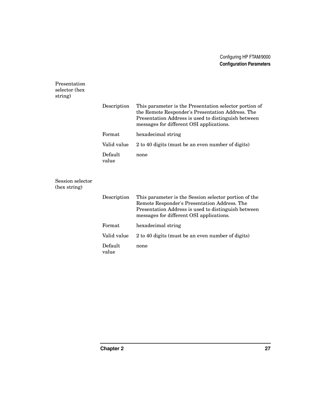 HP UX 11i v2 Networking Software manual Conﬁguration Parameters 