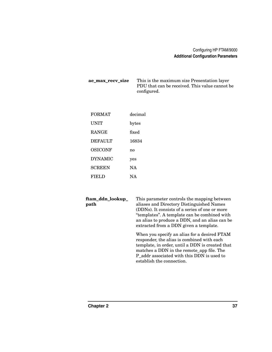 HP UX 11i v2 Networking Software manual Additional Conﬁguration Parameters 