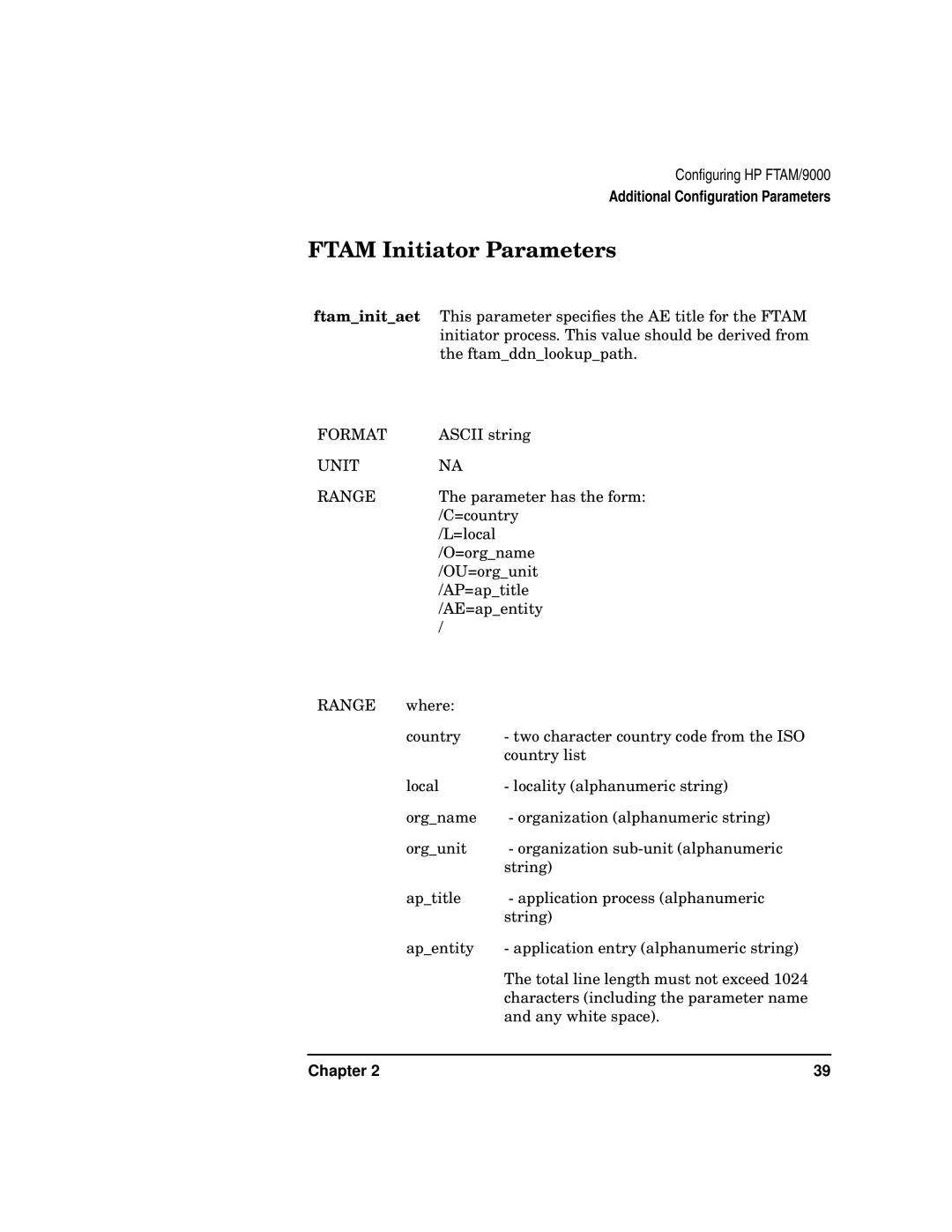 HP UX 11i v2 Networking Software manual Parameter has the form 