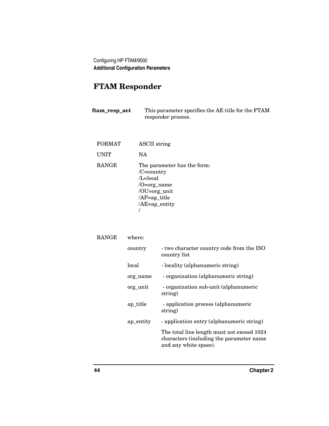 HP UX 11i v2 Networking Software manual Ftam Responder 