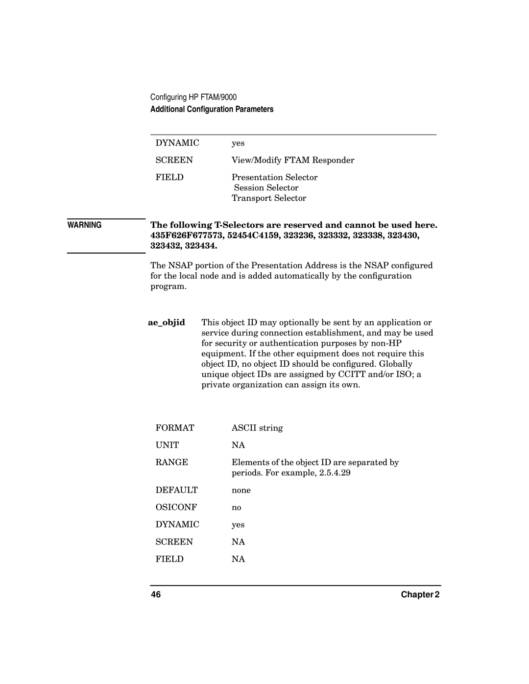 HP UX 11i v2 Networking Software manual View/Modify Ftam Responder 