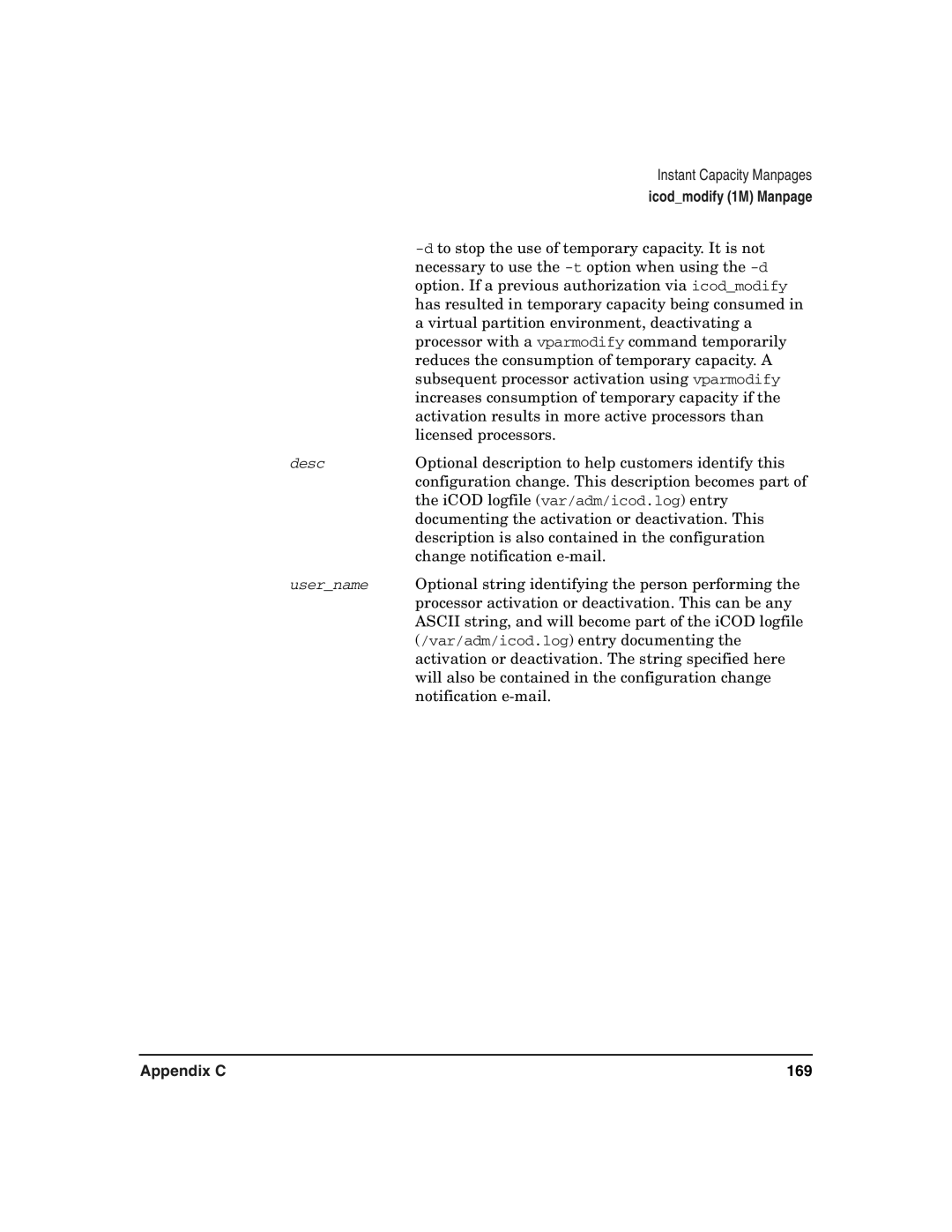 HP UX 11i v2 manual Appendix C 169 