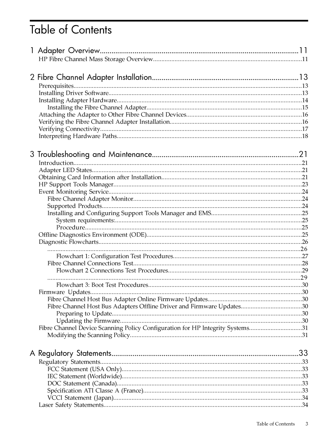 HP UX 11i v3 manual Table of Contents 