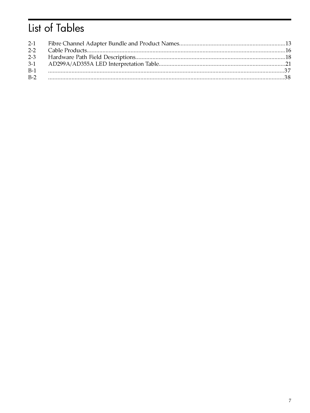 HP UX 11i v3 manual List of Tables 