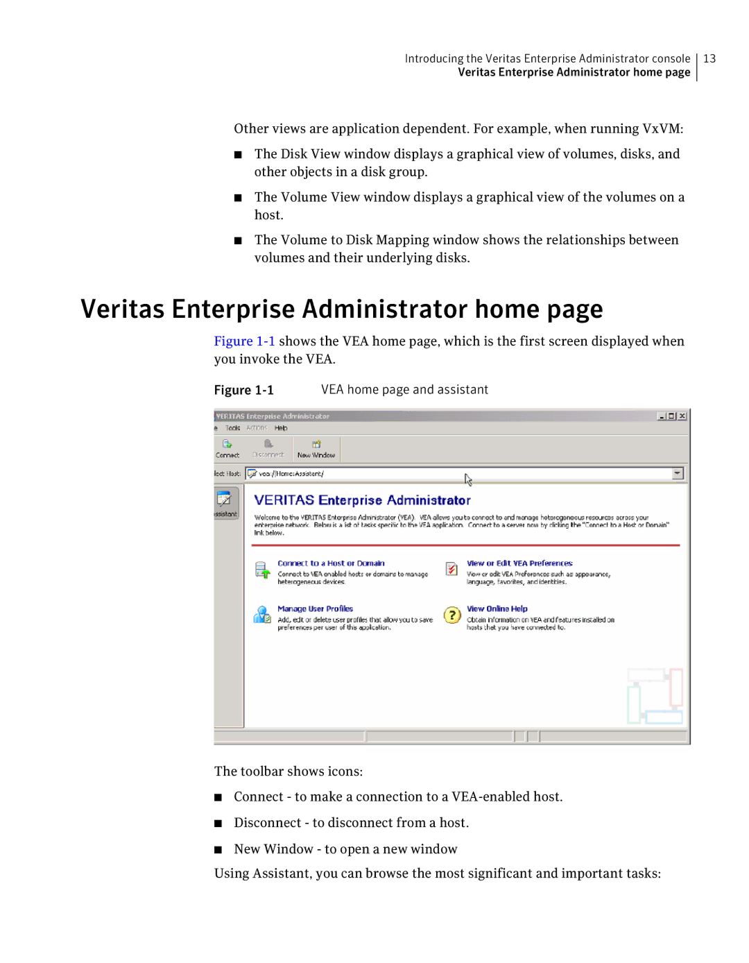 HP UX 11i Volume Management (LVM/VxVM) Software manual Veritas Enterprise Administrator home 