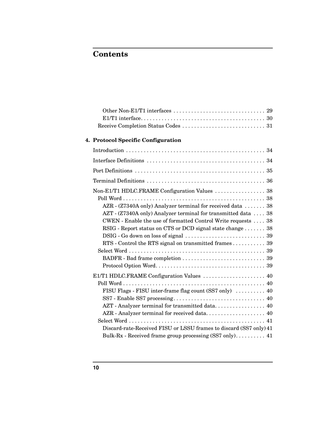 HP UX 11.x Operating Systems manual Protocol Specific Configuration 