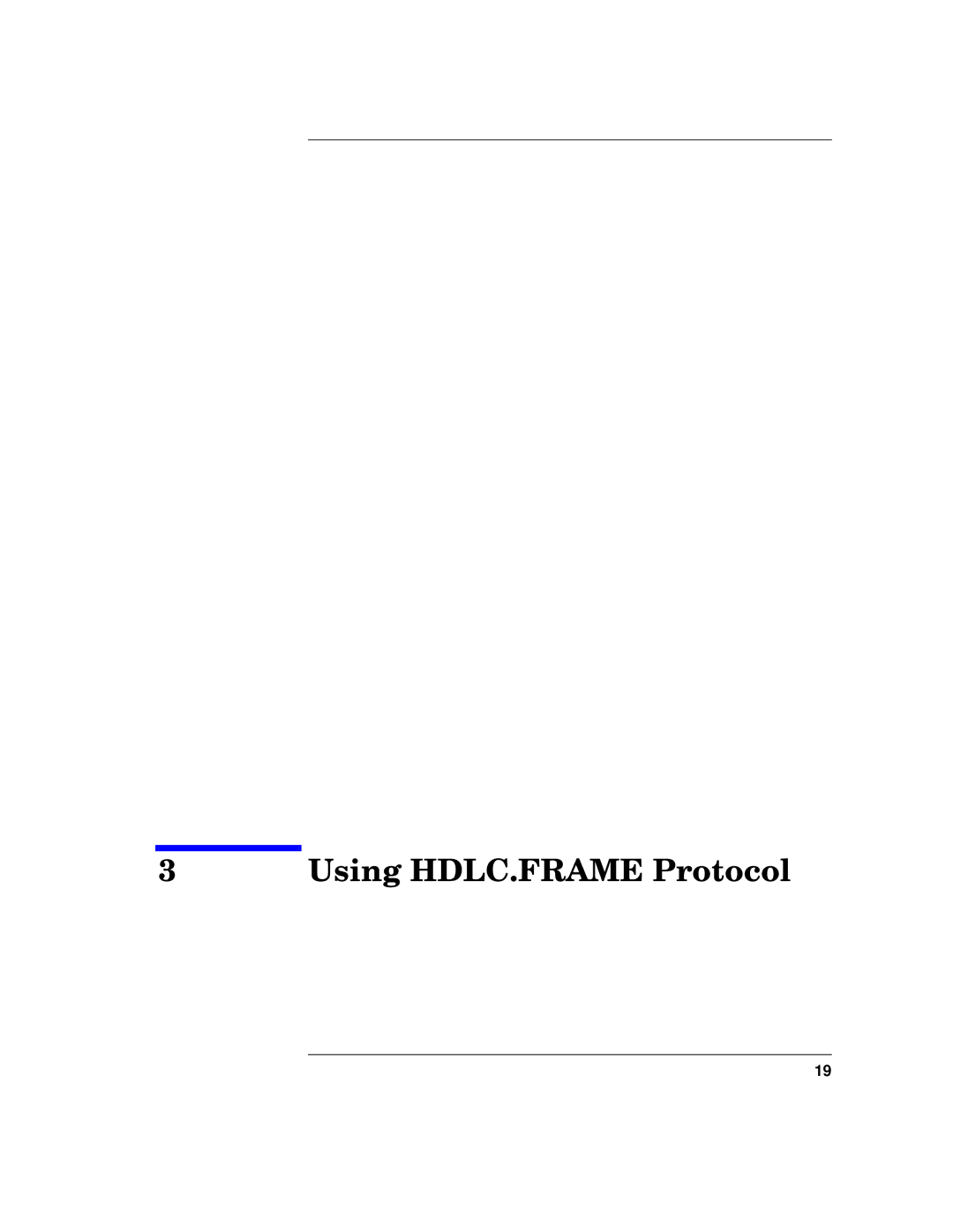 HP UX 11.x Operating Systems manual Using HDLC.FRAME Protocol 